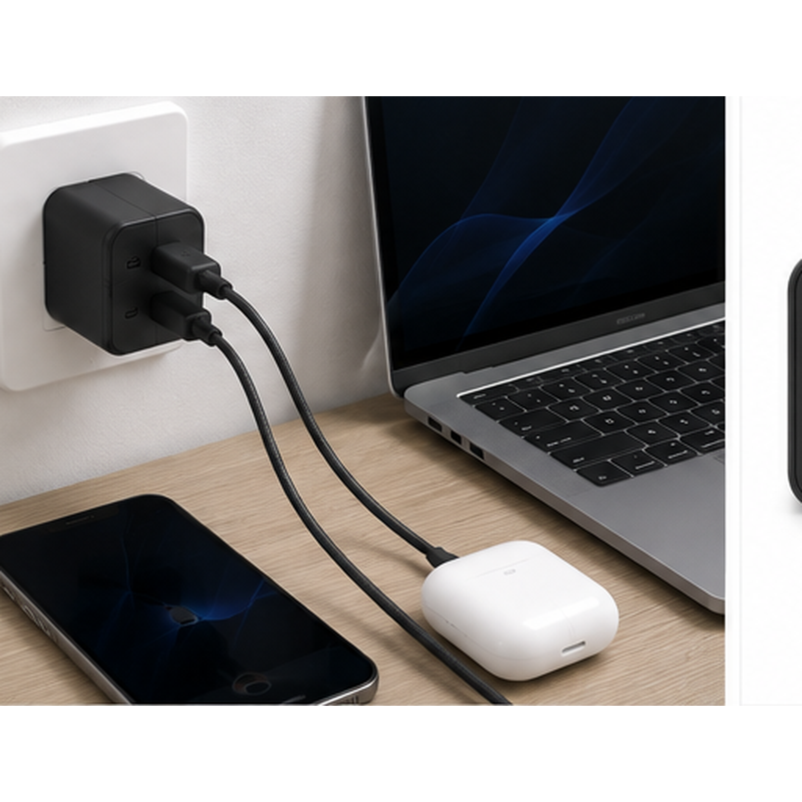 NeuraCharge Duo — Dual USB-C Wall Charger